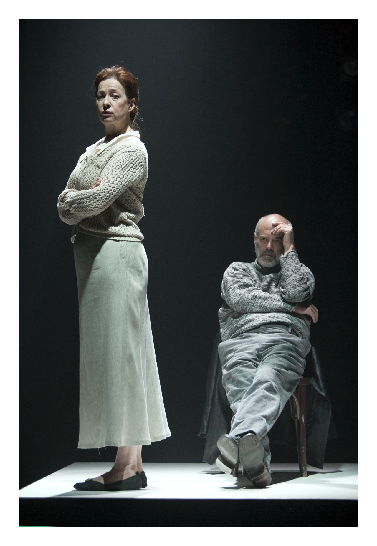 Сцена из спектакля «Дорога в небытие», фотограф Варди Кахана