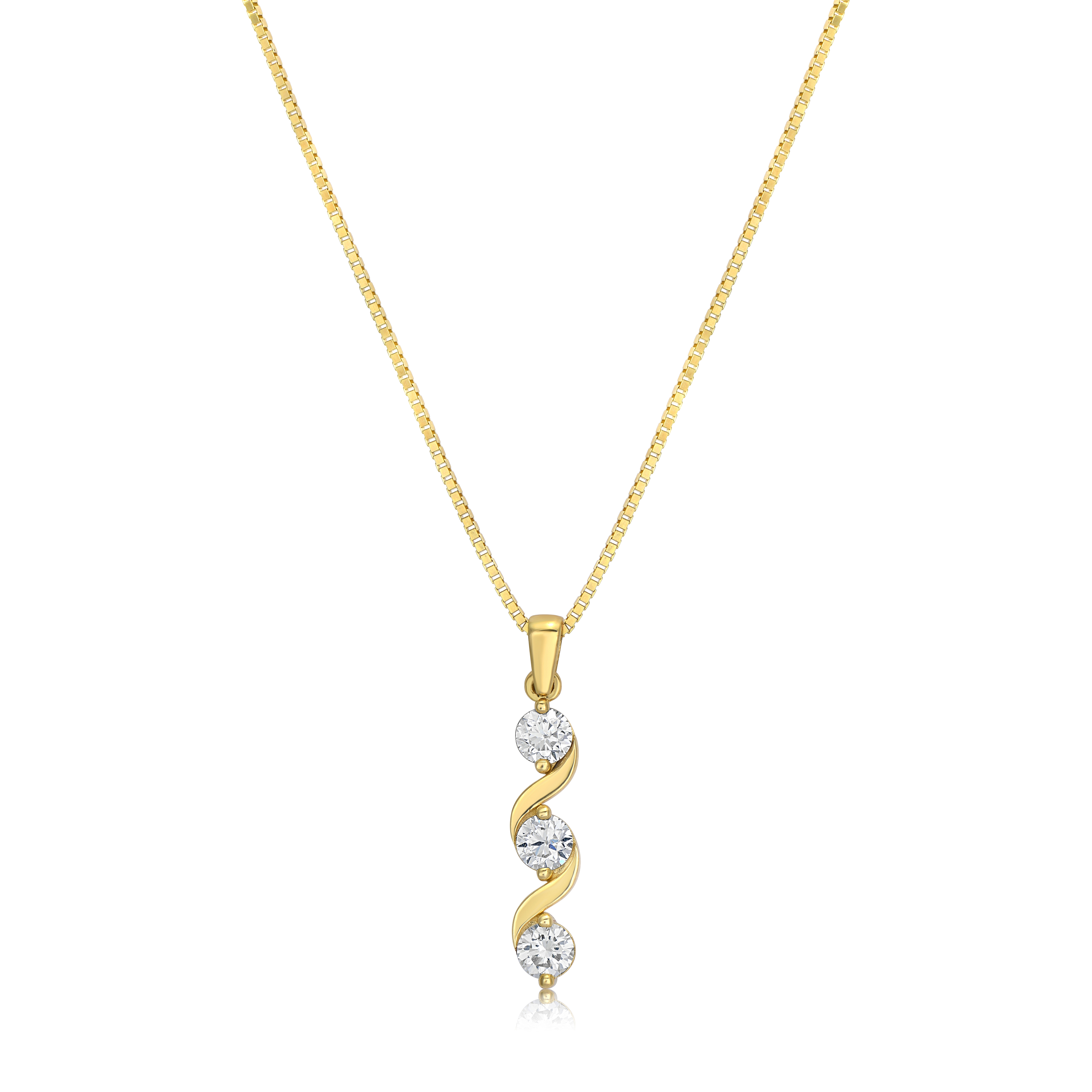 4 Изысканный кулон из желтого золота