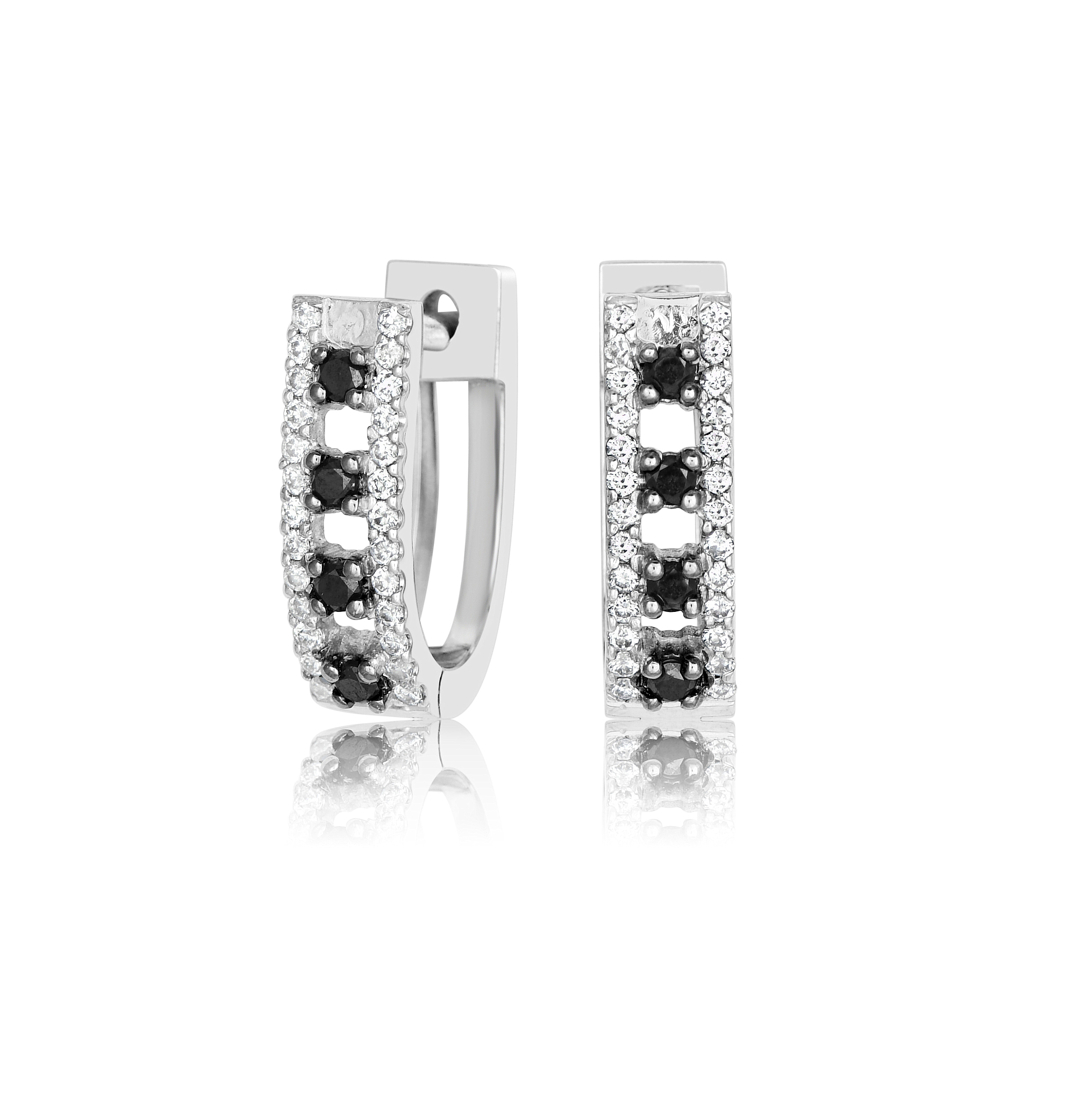 5 Серьги из белого золота