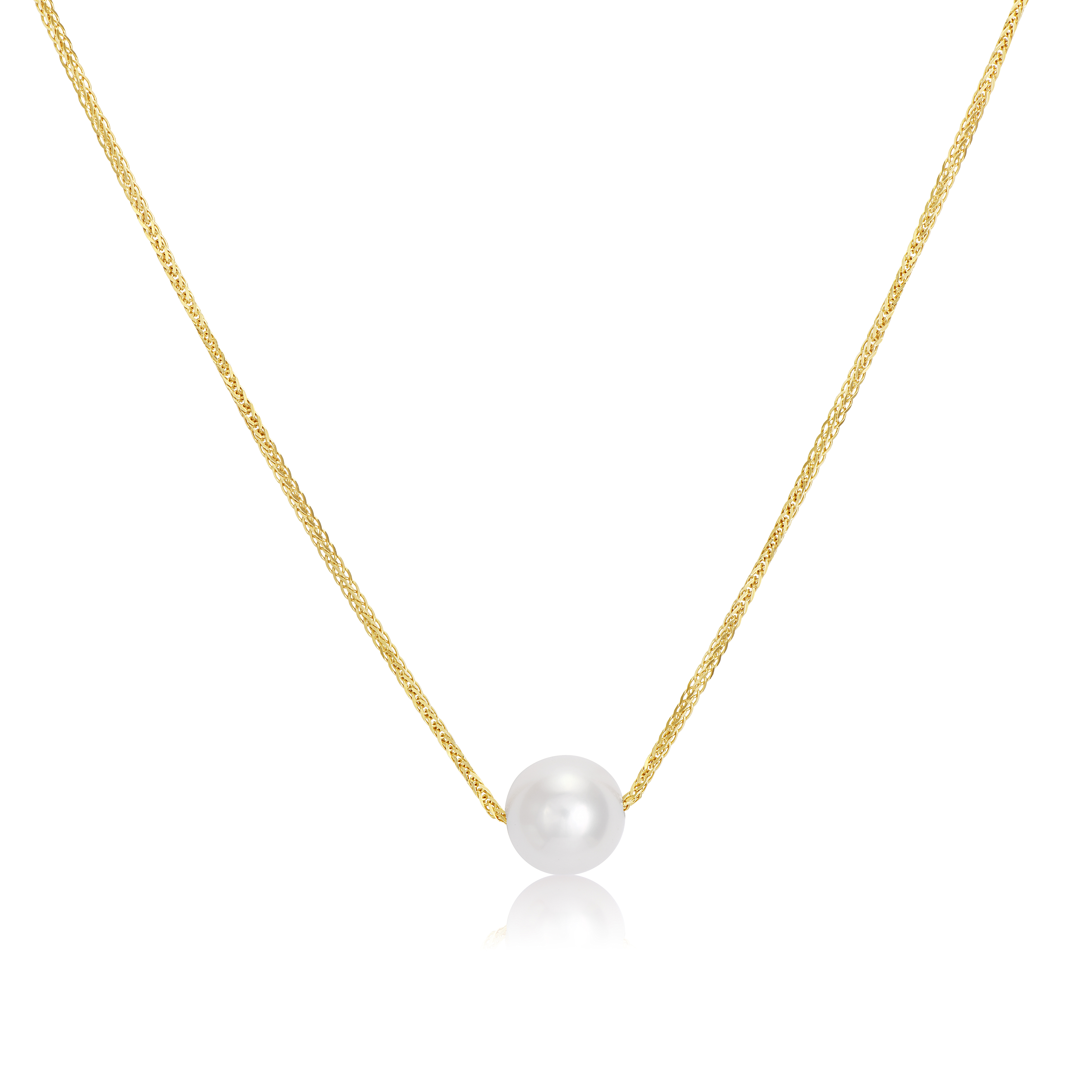 Золотая цепочка с австралийской жемчужиной