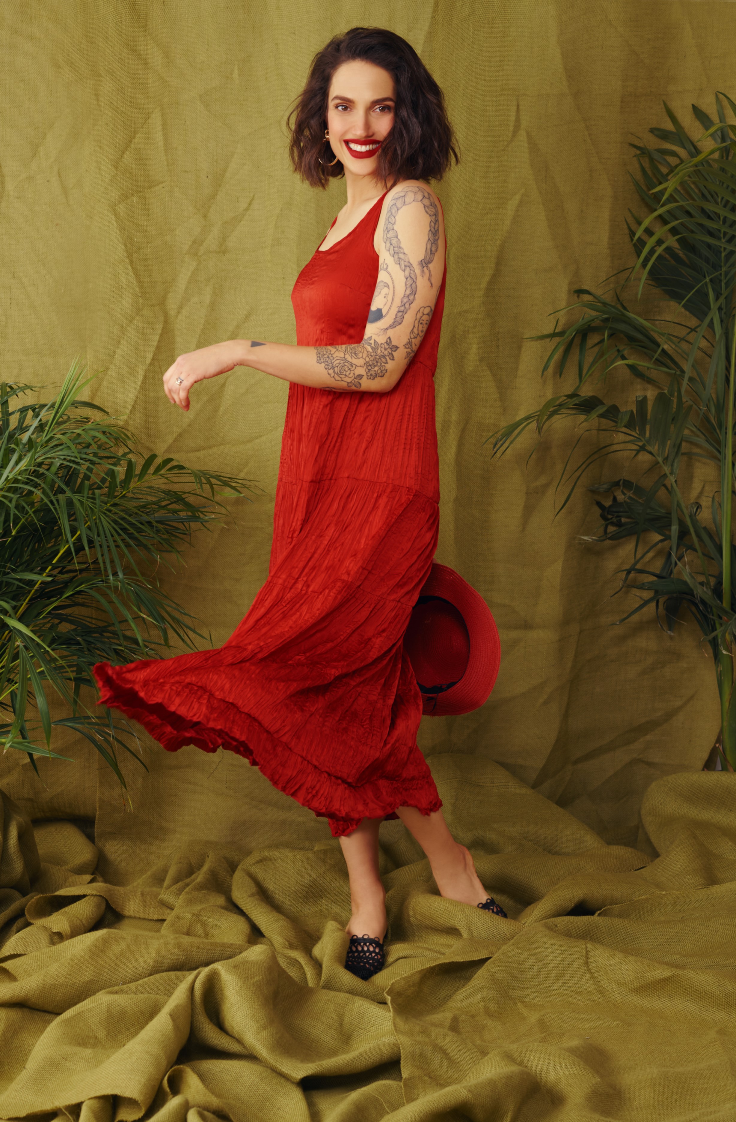 Платье свободного покроя