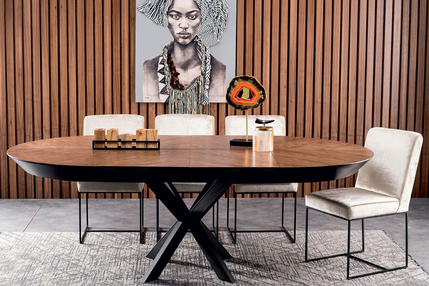 פינת אוכל לליווינג רום צילום ליוינג רום (1)